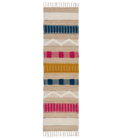 Běhoun Jubilant Medina Jute Natural/Multi