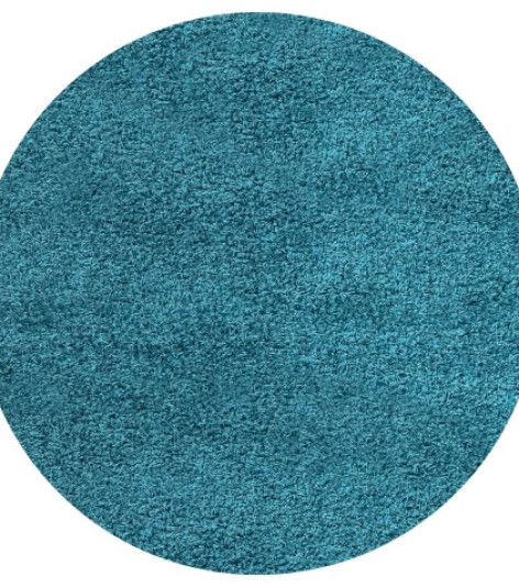 Kusový koberec Life Shaggy 1500 tyrkys kruh