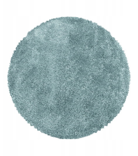 Kusový koberec Fluffy Shaggy 3500 blue kruh