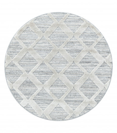 Kusový koberec Pisa 4703 Grey kruh