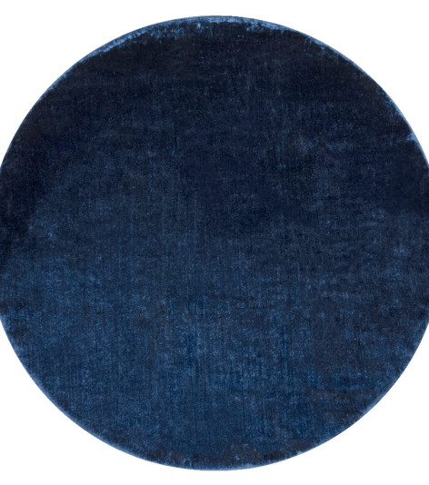 Kusový koberec Visco Rabbit Dark blue 10 kruh