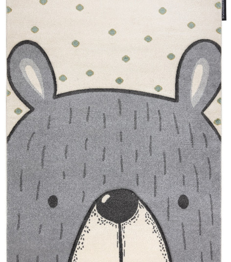 Dětský kusový koberec Petit Bear cream
