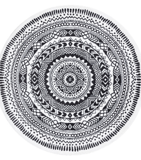 Kusový koberec Napkin grey kruh