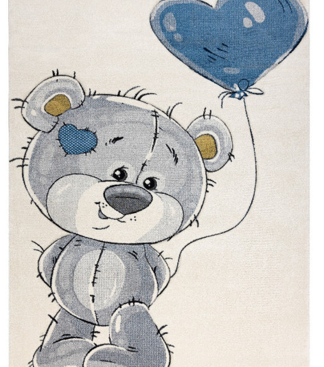 Dětský kusový koberec Petit Teddy bear cream