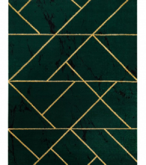 Kusový koberec Emerald geometric 1012 green and gold