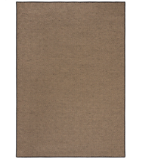 Kusový koberec Geometric Jute Black